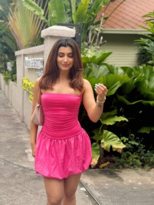 Simrithi Bathija Instagram - Just wanna travel and be a pretty girl all my life💗🥥✨

.

.

.

Outfit @srstore09 

#ootd #ootdfashion #thailand #bangkok #cityofjoy #slowlife #travel #travelgram #pinkaesthetic #dressups #fyp #foryoypage #explore #explorepage #aesthetic #traveladdict #simrithibathija