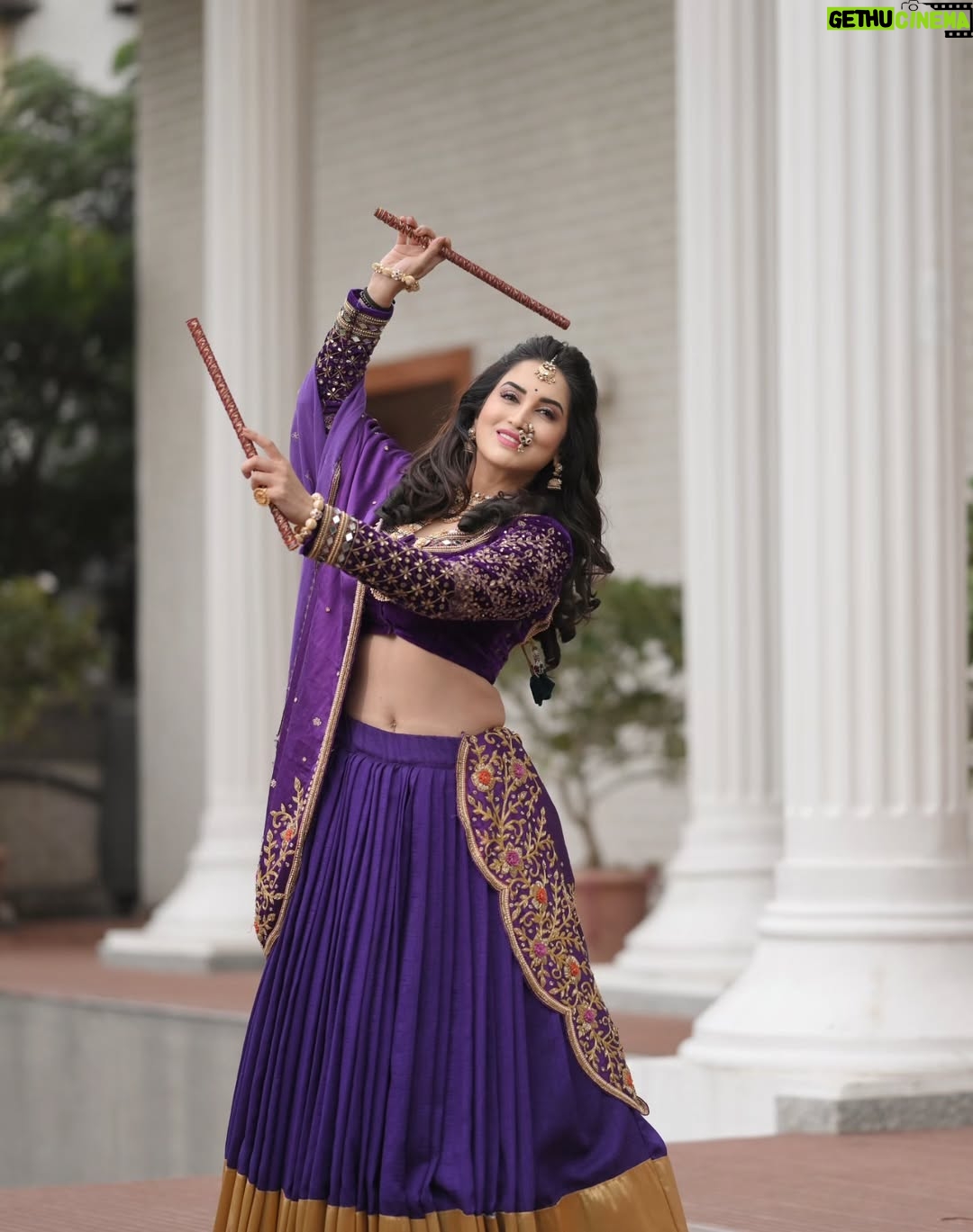 Smita Gondkar - 3.2K Likes - This year, Navratri gives us an added day to celebrate devotion, strength, and the eternal blessings of Maa Durga.💜

#smitagondkar #smittens #navratrivibes❤️ #dandiya #explore #navratrispecial❤️