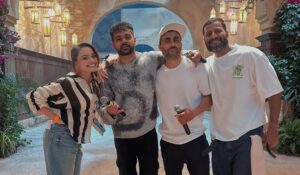 Sneha world Instagram - Sikander Naache bts from creating in the studio to set! 

One of my smoothest shoot experience working alongside maestro @khan_ahmedasas sir! 

Absolute kickass choreography team 💪🏻
 @i_am_princegupta @dhridhay @ali_choudhary17 
Also some talented Dabke artists from Lebanon @alimasri13 🫰🏻and beauty @abhisree.sen 

Mazza aagaya! Looking forward to watch the movie in cinemas real soon. 🥰🥰

@beingsalmankhan @rashmika_mandanna 
#sikandar #sikandarnaache