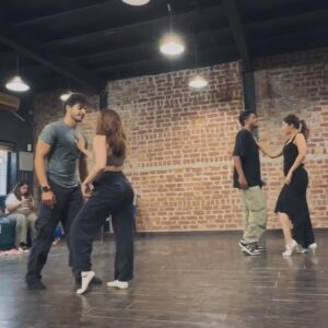 Sneha world Instagram - Since you guys enjoyed the previous bts of me and @ishaankhatter dancing! Here’s some Dil Deewana and more 😋🫣💀
And thank you @ankit_swarnakar for being my partner in crime trying to give his postures and lead on point 😋😍
#snehaworld #theroyalsonnetflix #behindthescene #rehearsals