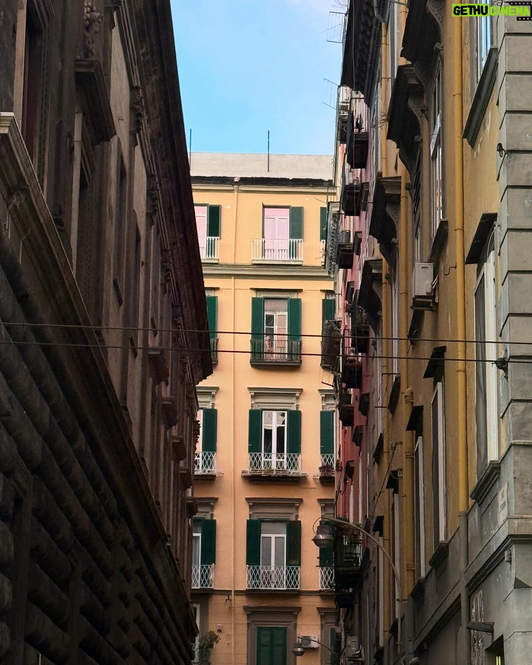 Sofía Morandi - 73.8K Likes - Hace dos semanas sin tener idea de que estaban jugando la serie A italiana, saqué pasajes para venir a conocer Nápoles. Bueno, ayer salieron campeones. Que experiencia poder ver a los napolitanos con remeras argentinas y a Diego en cada esquina. Conseguí laburo y formé familia. La comida tema aparte… por favor! 🍝 Tanti auguri Napoli!