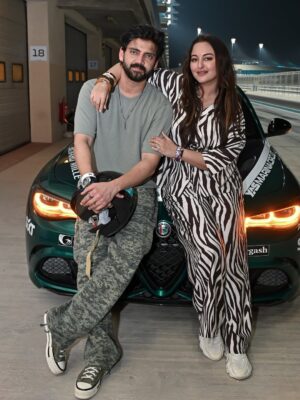 Sonakshi Sinha Instagram - From supercars on the F1 track to supercars on the water! One city, many thrills. Abu Dhabi has it all! ✨

@ymcofficial #YasMarinaCircuit @jetcarsuae 

@visitabudhabi #InAbuDhabi #AD