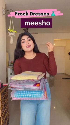 Sonali Singh Instagram - Frock Dresses 👗 From Meesho ✨🎀🛍️
.
.
.
.
.
.
#whatiorderedvswhatigot #meeshoshopping #meesho #meeshofashion #meeshohaul #meeshoapp #meeshotrendz #festivewear #meeshotrendz #frockdress #dresses #dressedup #westerndress #meeshofashion #frocks #trending #musthaveitems