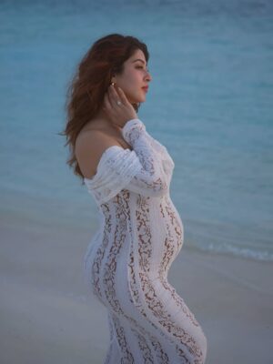 Sonarika Bhadoria Instagram - Our greatest adventure yet🫠🪬✨🫀🏡♾️🧿

📸 @zameeth07