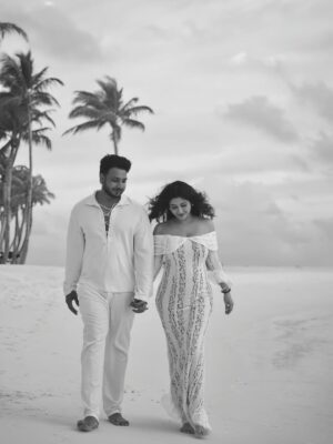 Sonarika Bhadoria Instagram - Our greatest adventure yet🫠🪬✨🫀🏡♾️🧿

📸 @zameeth07