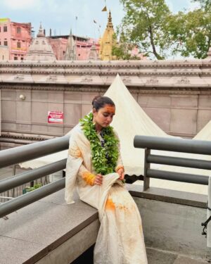 Sonia Singh Instagram - "It’s not I who holds on to Shiva… it is Shiva who never lets me go.”

Dress courtesy: @shilpacouture (thank you for always joining my spiritual journey)