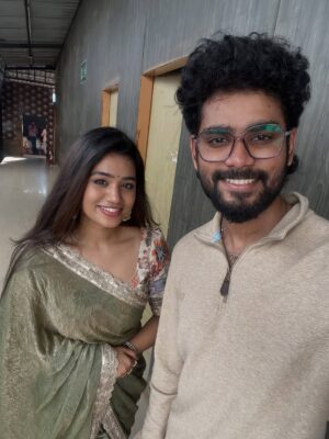 Srinisha Jayaseelan Instagram - Happy birthday Rockstar😍💜 You truly deserve only happiness and blessings. Innum neraiya songs naama serndhu paadanum, perform pananum and unaku pudicha elamey nee achieve panna I’ll always be here to support you! God bless you partner 🧿And ennaaala un birthday ku panna mudinja last two pictures 😂😂