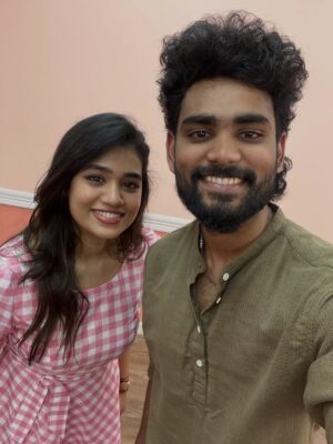 Srinisha Jayaseelan Instagram - Happy birthday Rockstar😍💜 You truly deserve only happiness and blessings. Innum neraiya songs naama serndhu paadanum, perform pananum and unaku pudicha elamey nee achieve panna I’ll always be here to support you! God bless you partner 🧿And ennaaala un birthday ku panna mudinja last two pictures 😂😂