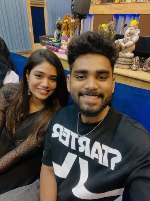 Srinisha Jayaseelan Instagram - Happy birthday Rockstar😍💜 You truly deserve only happiness and blessings. Innum neraiya songs naama serndhu paadanum, perform pananum and unaku pudicha elamey nee achieve panna I’ll always be here to support you! God bless you partner 🧿And ennaaala un birthday ku panna mudinja last two pictures 😂😂