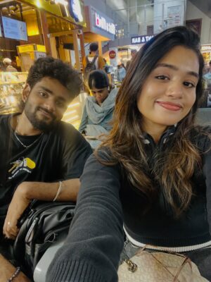 Srinisha Jayaseelan Instagram - Happy birthday Rockstar😍💜 You truly deserve only happiness and blessings. Innum neraiya songs naama serndhu paadanum, perform pananum and unaku pudicha elamey nee achieve panna I’ll always be here to support you! God bless you partner 🧿And ennaaala un birthday ku panna mudinja last two pictures 😂😂