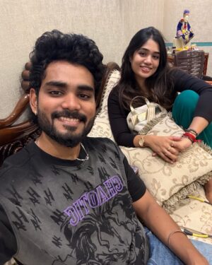 Srinisha Jayaseelan Instagram - Happy birthday partner ❤️ lyricist , singer , performer @srinisha_jayaseelan 
Happy to be your first co-actor 😅
God bless you 😇
Wishes and prayers for your success in career , 
Always there for you 🫡