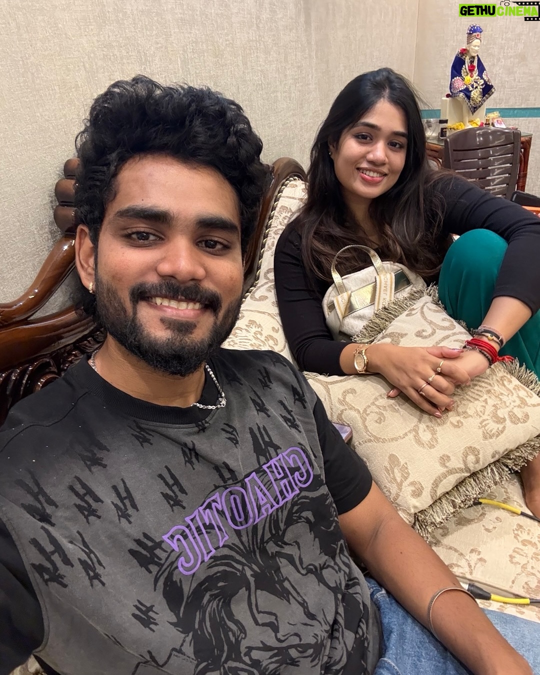 Srinisha Jayaseelan - 175K Likes - Happy birthday partner ❤️ lyricist , singer , performer @srinisha_jayaseelan 
Happy to be your first co-actor 😅
God bless you 😇
Wishes and prayers for your success in career , 
Always there for you 🫡