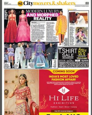 Sriti Shaw Instagram - Wat a warm gesture and oppurtunity given by @hi_life_exhibition and @raajchahartalentmanagement .. Grateful🥳🤩🤞🏻🙏🏻💯 media coverage @hindustantimes @htcity 🤩🤩🤩