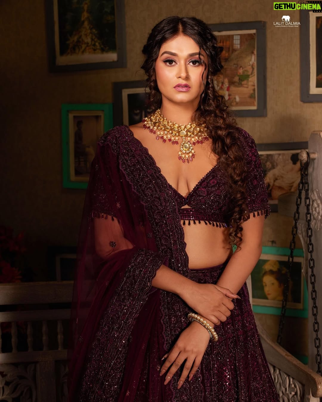 Sriti Shaw - 157 Likes - The Gorgeous @sritishaw_official looks the Royal Beauty wearing the stunning RajniGandha Lehenga from @lalitdalmiaofficial . 

‘Rajnigandha Lehenga’ features a symphony of elegance and grace with a touch of ethnic regality . 
Outfit : @lalitdalmiaofficial 
Outfit Name : Rajnigandha Lehenga 
Styling : @lalitdalmia03 
Jewellery : @lalitdalmiaofficial 
Inframe : @sritishaw_official 
Location : Lalit Dalmia Pitampura Fashion Museum . 

#lalitdalmia #wedding #weddinglehenga #weddings #lehenga #bridetobe #brideto#bridallehenga #bridal #handembroidery #handembroiderywork #blousedesigns #blouses #winelehenga #reception #receptionlook #bridallehenga #lalitdalmiacouturecollection