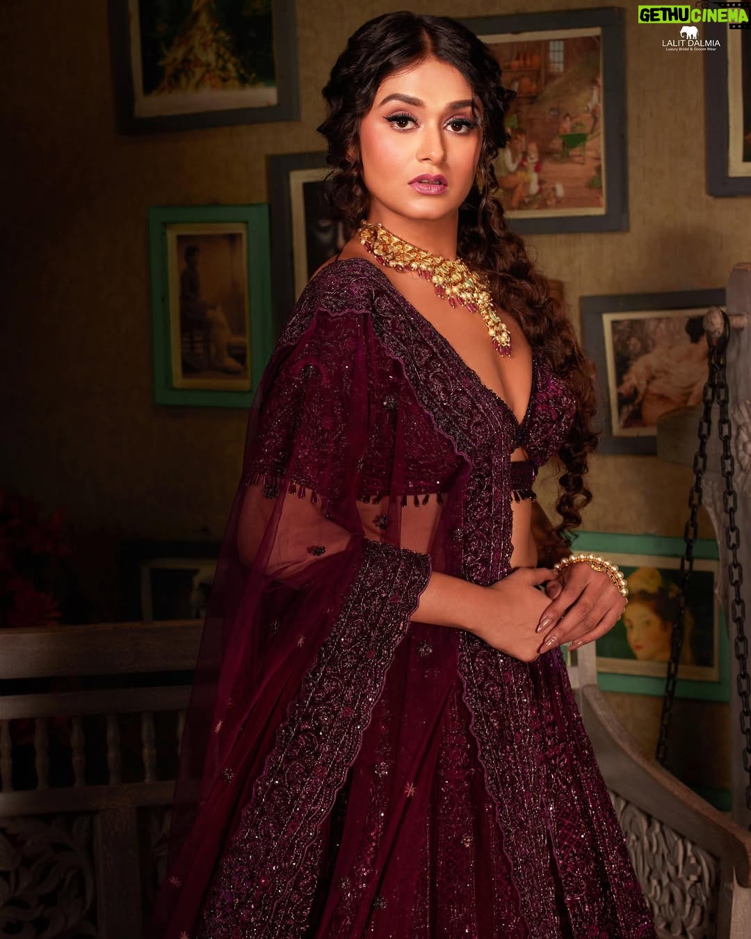 Sriti Shaw - 157 Likes - The Gorgeous @sritishaw_official looks the Royal Beauty wearing the stunning RajniGandha Lehenga from @lalitdalmiaofficial . 

‘Rajnigandha Lehenga’ features a symphony of elegance and grace with a touch of ethnic regality . 
Outfit : @lalitdalmiaofficial 
Outfit Name : Rajnigandha Lehenga 
Styling : @lalitdalmia03 
Jewellery : @lalitdalmiaofficial 
Inframe : @sritishaw_official 
Location : Lalit Dalmia Pitampura Fashion Museum . 

#lalitdalmia #wedding #weddinglehenga #weddings #lehenga #bridetobe #brideto#bridallehenga #bridal #handembroidery #handembroiderywork #blousedesigns #blouses #winelehenga #reception #receptionlook #bridallehenga #lalitdalmiacouturecollection
