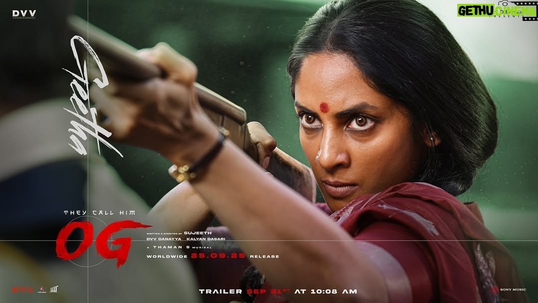 Sriya Reddy - 122.9K Likes - Geetha has arrived 🔥
#OG #TheyCallHimOG @sriya_reddy