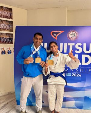 Suchika Hooda Instagram - āIndian Girl Power Shines on the World Stage! š®š³āØ
It was an absolute pleasure to be in the corner of @suchika_tariyal a seasoned warrior who has represented India across the Commonwealth Games, Asian Games, and now the World Championships. From Judo to Kurash to Jiu-Jitsu, Suchi has made her mark, and this time she brought home the second gold for India! š„š
Thank you, Suchi, for your incredible dedication and for proving once again that Indian women are a force to be reckoned with on the world stage. Congratulations, and all the best for your future battles! šŖš®š³
#IndianPride #GirlPower #SuchiTarrwal #WorldChampion #IndiaOnTop #CombatSports #WomenInSports #Inspiration #GoldForIndiaā