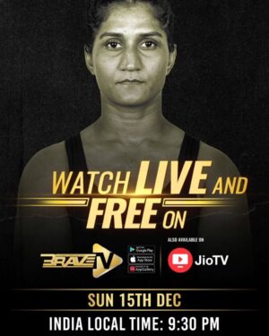 Suchika Hooda Instagram - Watch Live action #mma #bravecf #bravecf92