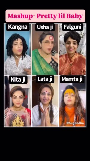 Sugandha Mishra Instagram - Mashup - Pretty Little Baby ❤️
.
.
#pretty #prettylittlebaby #baby #sugandhamishra #trendingreels #trending #singing #ushauthup #nitaambani #mimicry #newmom #kangna #mamtakulkarni #falguni #lataji #songs #bollywood