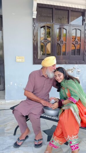 Sukhman Bhullar Sidhu Instagram - I luv u Papa g ❤️