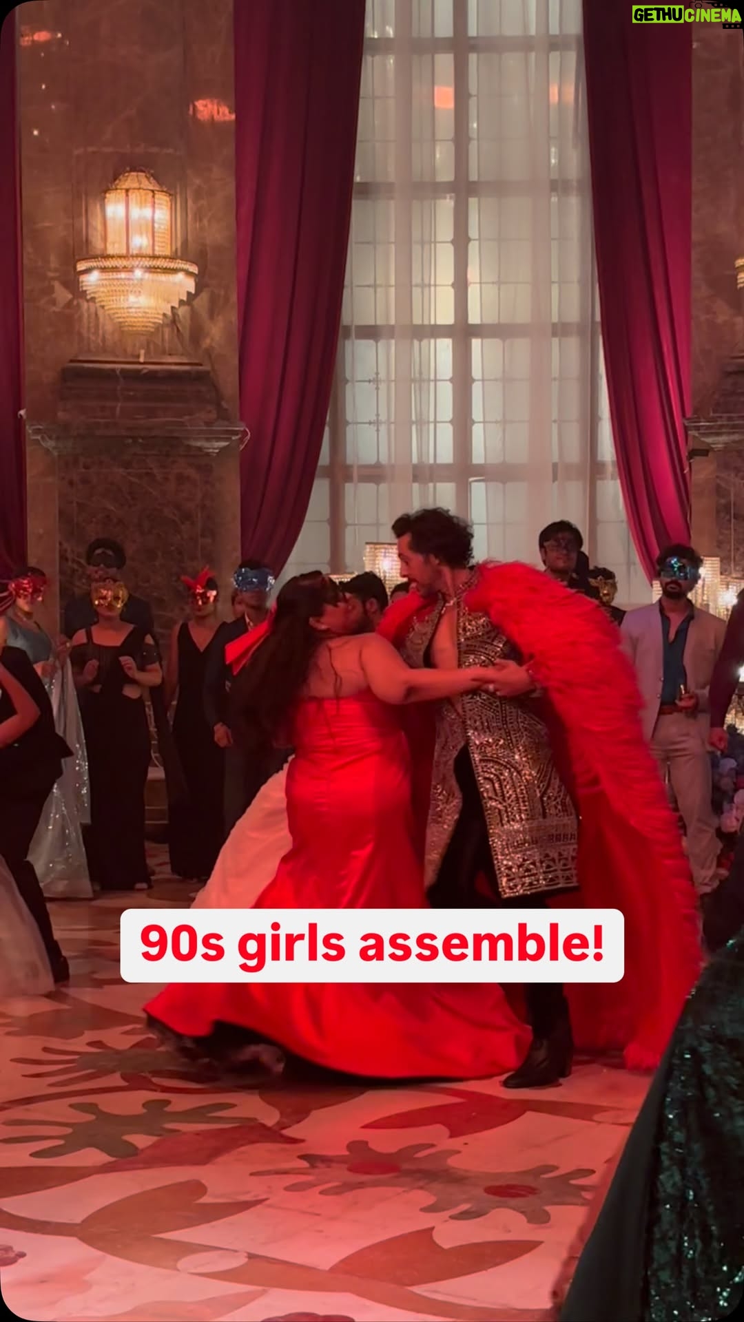 Sumukhi Suresh - 145K Likes - Danced with @thedinomorea during The Royals. Please don’t be jealous of me. Be jealous of Keertana. 

Thank you for this @nupurasthana @rangitapritishnandy @kimsharmaofficial and @aasthasharma @reannmoradian for this GORGEOUS OUTFIT!

@pritishnandycommunications @netflix_in

Also fav song of the album! Music team- @payalghosekaul @ruuhmusic @johmusicx @seth_kanishk @harsh8harsh @adityan28 @nayantaramusic @pritam_gram 

#TheRoyals #90skids #raaz #dance