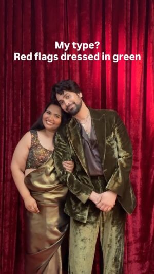 Sumukhi Suresh Instagram - Imtiaz Ali plot explained- girl dresses red flag as green.
#AnkuKhi