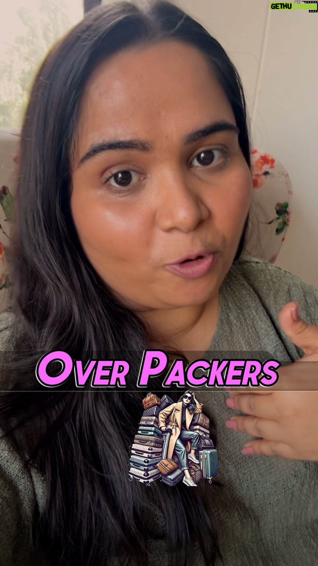 Sumukhi Suresh - 12.8K Likes - Are you an over packer or a smug person?

#packing #travel #baggage #funny #comedy 

[packing, Travel, Funny, Comedy]