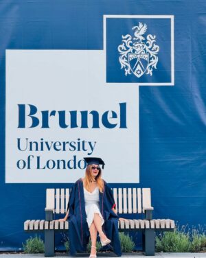 Sunaina Ganesh Instagram - From late nights to bright lights—made it through! 🎓#graduated #MScUnlocked