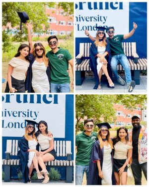Sunaina Ganesh Instagram - From late nights to bright lights—made it through! 🎓#graduated #MScUnlocked