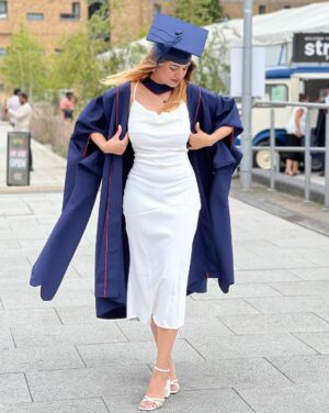 Sunaina Ganesh Instagram - From late nights to bright lights—made it through! 🎓#graduated #MScUnlocked