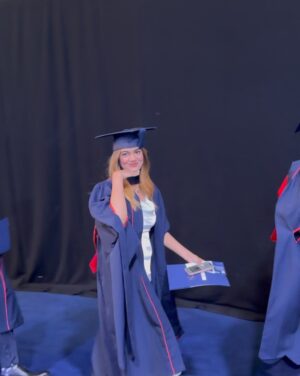 Sunaina Ganesh Instagram - From late nights to bright lights—made it through! 🎓#graduated #MScUnlocked