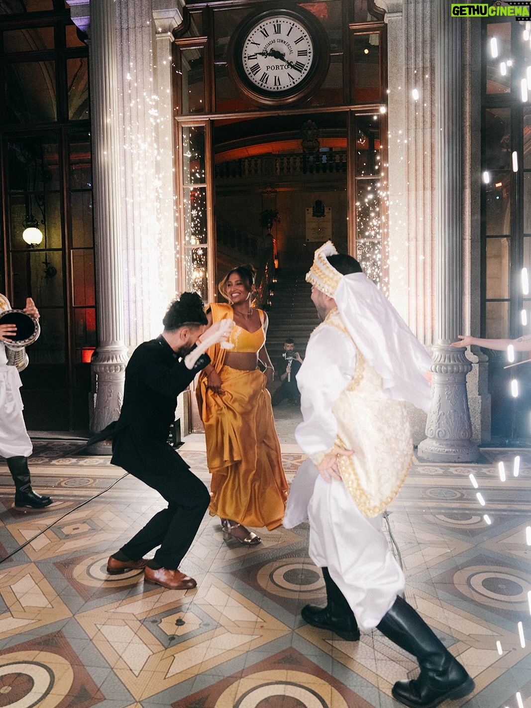 Sunaina Khera - 3 Likes - A cross cultural celebration to remember 🥹💛
Ipshita chose our yellow silk satin sari for her sangeet afterparty at her Indian-Lebanese wedding in Porto, Portugal.
The sweetest part? @ipshitak and @ribal.saroufim tied the knot on the same date they started dating,10 years ago.✨

Photography: @afonsocastella @luisakiota
Makeup: @tomperdigao
Location: @palaciodabolsa