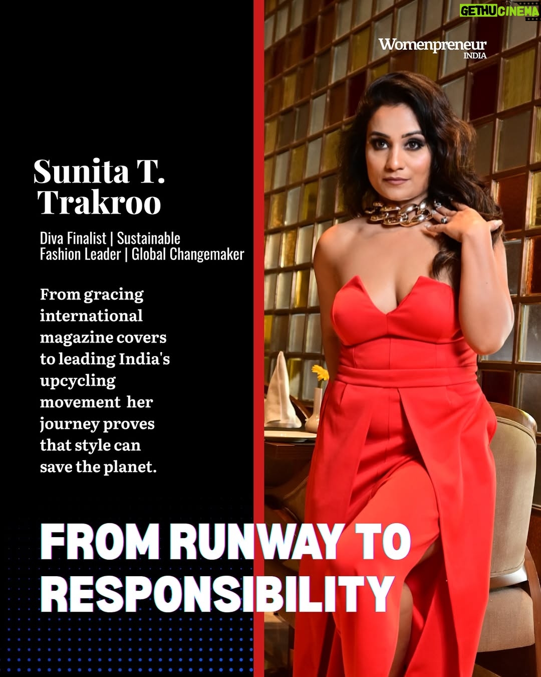 Sunita Trakroo - 1.4K Likes - Sunita Trakroo, Diva Finalist India 2019 and face of multiple international magazines, is proving that true beauty lies in purpose.

As founder of #MakeInBharat2024, Sunita is on a mission to combat textile pollution by upcycling fabrics into timeless, sustainable outfits. Her initiative not only preserves India’s rich craftsmanship but also empowers disabled individuals, promoting inclusivity in the fashion industry.

Recognised globally, she stands as a voice for eco-conscious living, proving that style and sustainability can go hand in hand. From promoting slow fashion to inspiring individual action, she’s building a greener, fairer future for the next generation.

#SunitaTrakroo #MakeInBharat2024 #SustainableFashionIndia #textileupcycling #womeninbusiness #womeninfashion #fashionwithpurpose #ecofriendlyclothing #inclusivefashion #womenentrepreneursindia #indiancraftsmanship #greenfashionrevolution #womenpreneurindia
