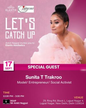 Sunita Trakroo Instagram - Thank you @elantis_aesthetics_shop
@dr.chandni_jain_gupta
@rareimprints.ankit.nagpal
For this honour👏
Looking forward💐for meet & Greet
#sunitatrakroo #elantisaesthetics #skincare #drchandnijaingupta #instabusiness