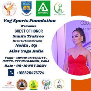Sunita Trakroo Instagram - Thank you @monaduniversity & @yog_sports_foundation_india for inviting me 🙏

Looking forward for this invitation and grateful from my heart🙏

#monaduniversity #noida #yogsports #instagood #instagram #yogapractice #yogapractise
