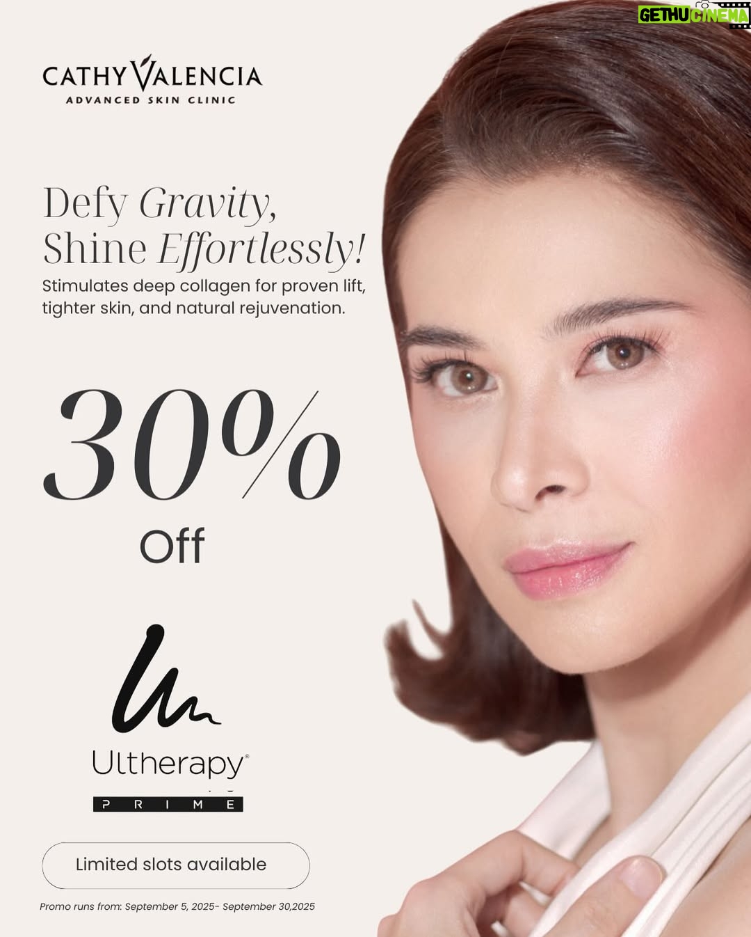 Sunshine Cruz - 142 Likes - Defy gravity, embrace timeless beauty!  @sunshinecruz718! ✨

Experience a youthful glow with CV Ultherapy Prime, now 30% OFF. This safe, non-invasive treatment uses advanced ultrasound technology to awaken collagen production, giving you a natural lift and firmer skin—no recovery time needed.

Benefits of Ultheraphy Prime: 
✔️Lifts and tightens loose skin
✔️Defines facial contours and jawline
✔️Smooths away wrinkles and fine lines
✔️Promotes long-term skin rejuvenation

🗓️Book your CV Day today!
✉Send us a message
☎️Call   63 966 824 3912

#CVSkin #CathyValencia #CathyValenciaSkinClinic #Selfcare #Beauty #healthyskin #glowingskin #ultheraprime #ultheraphyprime