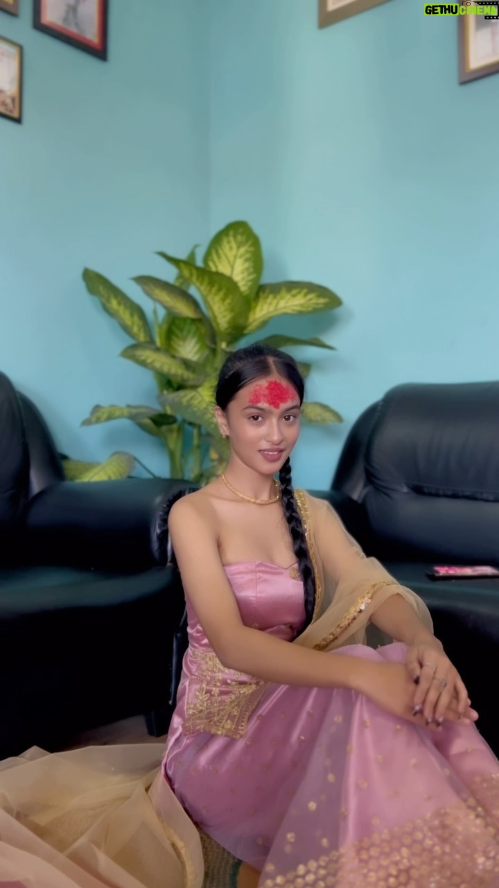 Supriya Chhetri - 1.4K Likes - Happy dashain 🫶🏻