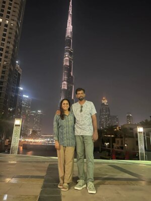 Surabhi Lakshmi Instagram - Pillars don't always stand tall - they lift you higher ๐งฟ๐ค๐งฟ
@vinod.kumar____
@dileeshpothan
@thomas.joe_
@magicif_
#friendship #magicif #uaelife #burjugalifa_dubai_mall