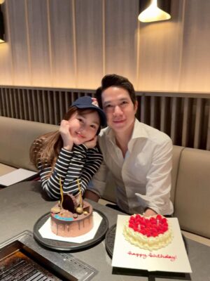 Sushar Manaying Instagram - Happy birthday to the love of my life 💖 Life is sweeter with you by my side. 🫶🏻💖🫣 ขอให้พี่แอมมีความสุขมากๆ ที่สุดเลยนะคะ ขอบคุณที่อยู่เคียงข้างกันมาตลอด แบ่งปันความทุกข์ และความสุข 💕เป็นกำลังใจที่ดีที่สุดของเค้าเลย  วันเกิดปีนี้ขอให้มีแต่สิ่งดีๆเข้ามานะคะ ทำธุรกิจอะไรก็ขอให้ปังๆๆทุกอย่างเลย รักแฟนๆมากๆค่าาาา 🫶🏻🥰💖
