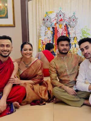 Susmita Chatterjee Instagram - শুভ মহা অষ্টমী ❤️ 
#durgapuja2025