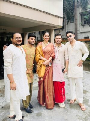 Susmita Chatterjee Instagram - শুভ মহা অষ্টমী ❤️ 
#durgapuja2025