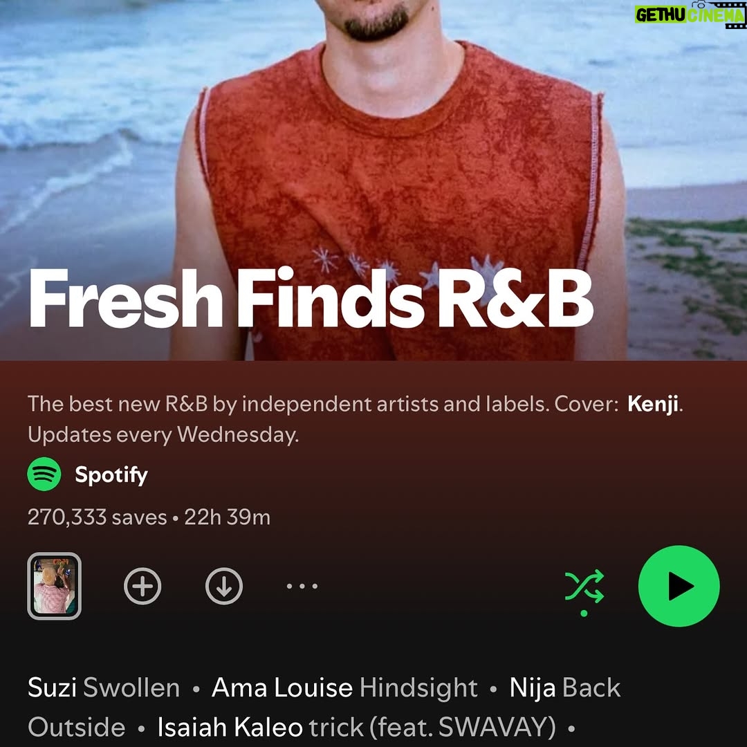 Suzi - 3 Likes - POV: you open Spotify & see Hit The Target Deluxe is OUT NOW 🎯💖 surprise drop 🤗 no promo, just pure energy ✨ thank you @spotify for adding Swollen on Fresh Finds R&B 🌊 let’s goooo!!!