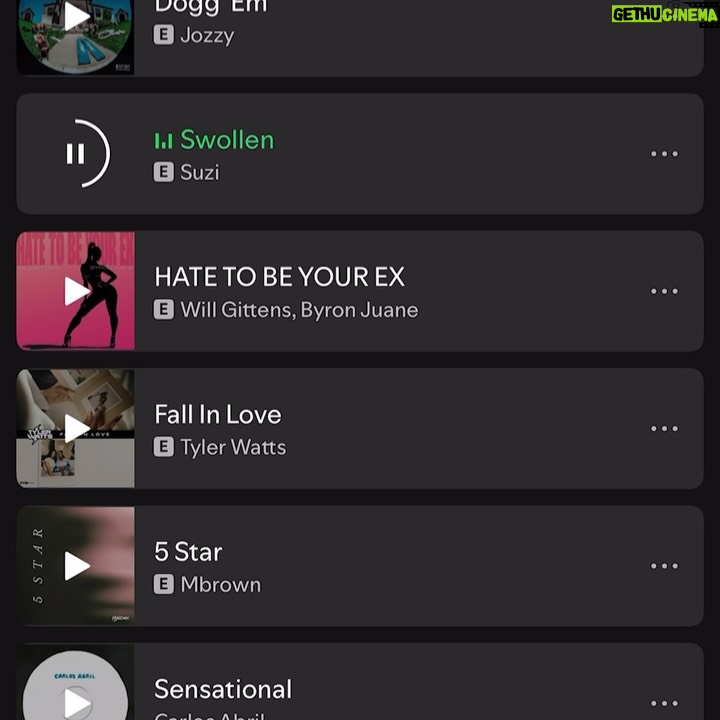 Suzi - 3 Likes - POV: you open Spotify & see Hit The Target Deluxe is OUT NOW 🎯💖 surprise drop 🤗 no promo, just pure energy ✨ thank you @spotify for adding Swollen on Fresh Finds R&B 🌊 let’s goooo!!!