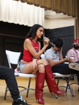 Suzi Instagram - MS 319 you showed OUT!! 🥹💖
Big love to the @youthempowermentshow for having me as a panelist and letting me hit the stage with some incredible rising stars! The energy, the love, the impact y’all are pouring into the youth and the community its truly so beautiful to witness and be a part of!
Major shoutout to @DayHunch for capturing the vibes so perfectly 🤍✨