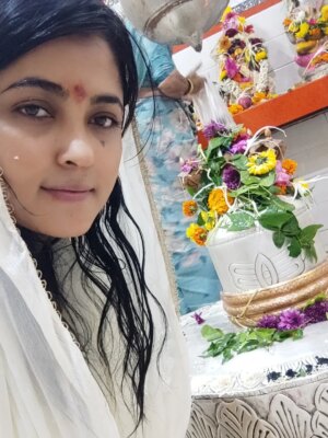 Sweeti Mishra Instagram - 🧿🙏🔱🕉Jai Maa
.
.
#jaimaa #sweetymishra12_ #🔱 #💕 #☀️