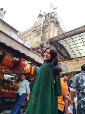 Sweeti Mishra Instagram - 🕉🔱🙏Jay Maa
.
.
.
#mumbadevi #🔱 #sweetymishra12_ #💕 #☀️