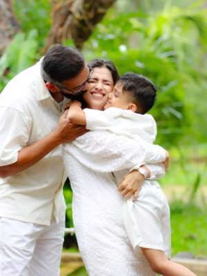 Swetha Changappa Instagram - US ❤️🧿 My WORLD ❤️🧿

We would love to thank each one of you for taking time and wishing our son @jiyaan_aiyappa
On his birthday... your wishes, blessings and love Means a lot for our family ❤️🧿
Love u all❤️

Photography:- @susheel_clickz Thank you so much for capturing the best memories of my world ..❤️

Videography:- @alightshades
loved the reel...❤️

Location:- @classicfarmstay
this beautiful location is located near Bangalore. If u want to explore and have a great weekend with your family, u can choose
classicfarmstay ❤️