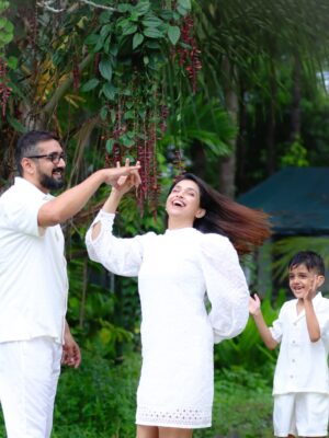 Swetha Changappa Instagram - US ❤️🧿 My WORLD ❤️🧿

We would love to thank each one of you for taking time and wishing our son @jiyaan_aiyappa
On his birthday... your wishes, blessings and love Means a lot for our family ❤️🧿
Love u all❤️

Photography:- @susheel_clickz Thank you so much for capturing the best memories of my world ..❤️

Videography:- @alightshades
loved the reel...❤️

Location:- @classicfarmstay
this beautiful location is located near Bangalore. If u want to explore and have a great weekend with your family, u can choose
classicfarmstay ❤️