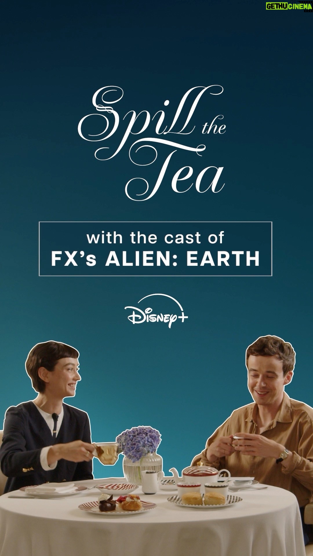 Sydney Chandler - 4.7K Likes - @sydneychandler_ and Alex Lawther complimenting each other for 2 minutes straight. 💝
FX's Alien: Earth is now streaming on Disney .