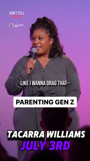Tacarra Williams Instagram - Tacarra Williams hits the stage this Thursday! Seen on NBC’s Bring the Funny, Comedy Central, and Totally Funny Kids, @tacarracomedy brings stories from NYC, motherhood, and her work as a life skills coach to inmates — all with comedy that connects. Grab your tickets 🎤

#comedy #standupcomedy #micdropcomedy #sandiego #comedynight
